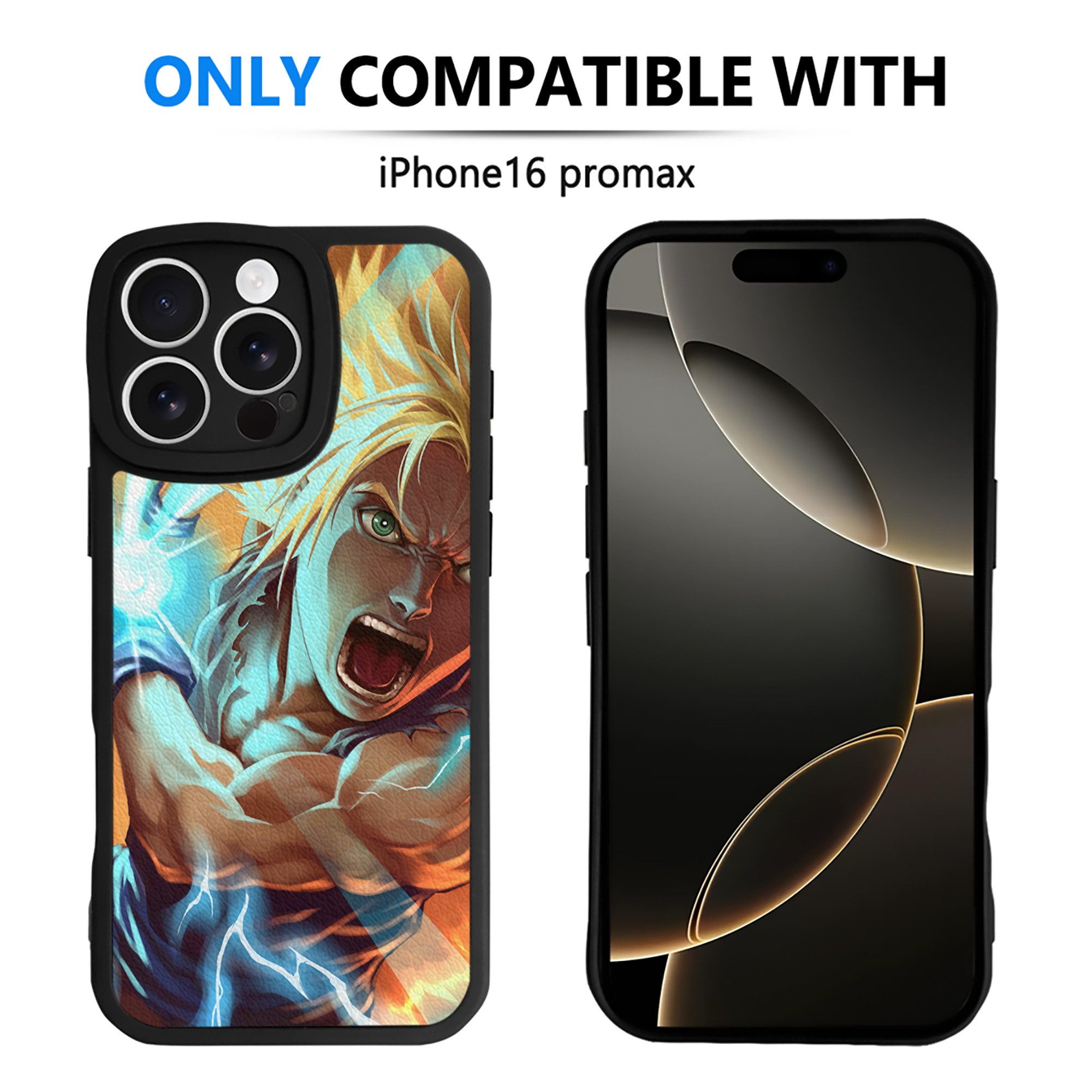 （画像用） ドラゴンボール DRAGON BALL 【iPhone 16シリーズ対応】シリコンスマホケース（レザー調） 材質：シリコン